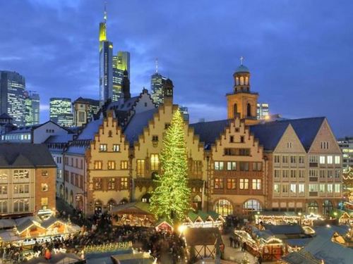 ドイツ　フランクフルト　クリスマスマーケット